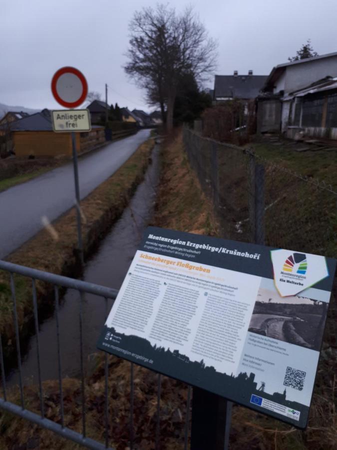 Ferienwohnung Am Flossgraben Bad Schlema Exteriör bild
